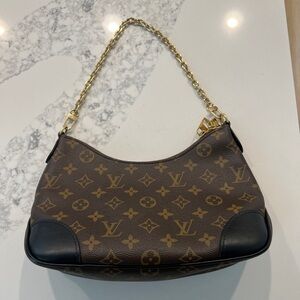 AUTHENTIC Louis Vuitton Monogram Boulogne NM Black